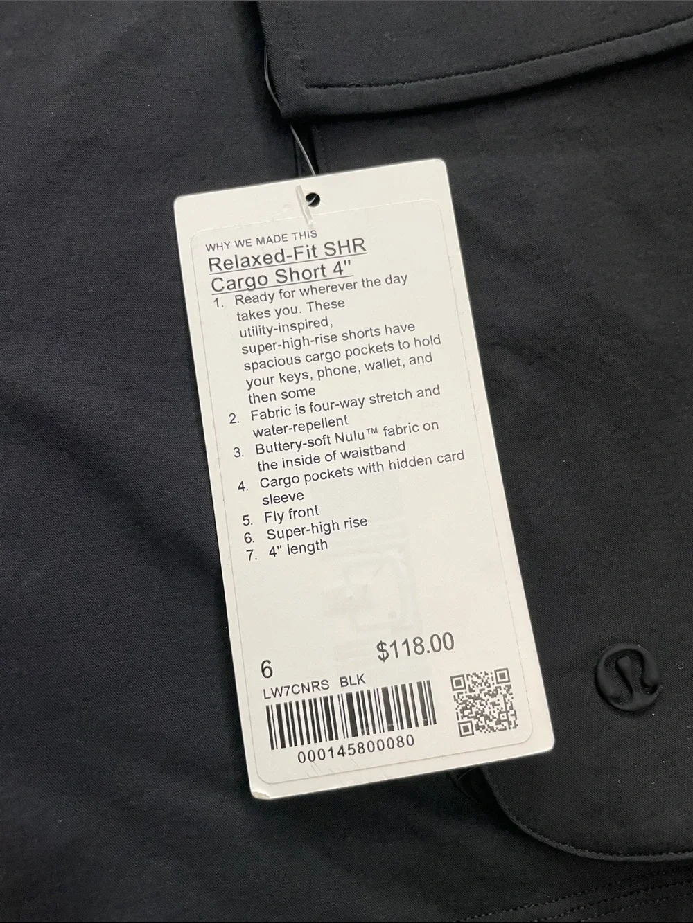 Lululemon Relaxed-Fit Super-High-Rise Cargo Short 4